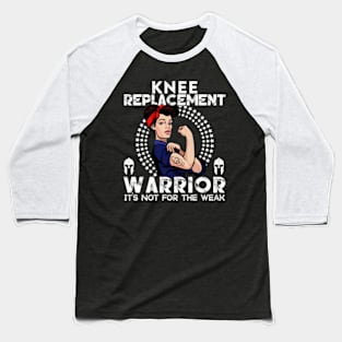 Knee Replacet Warrior Baseball T-Shirt